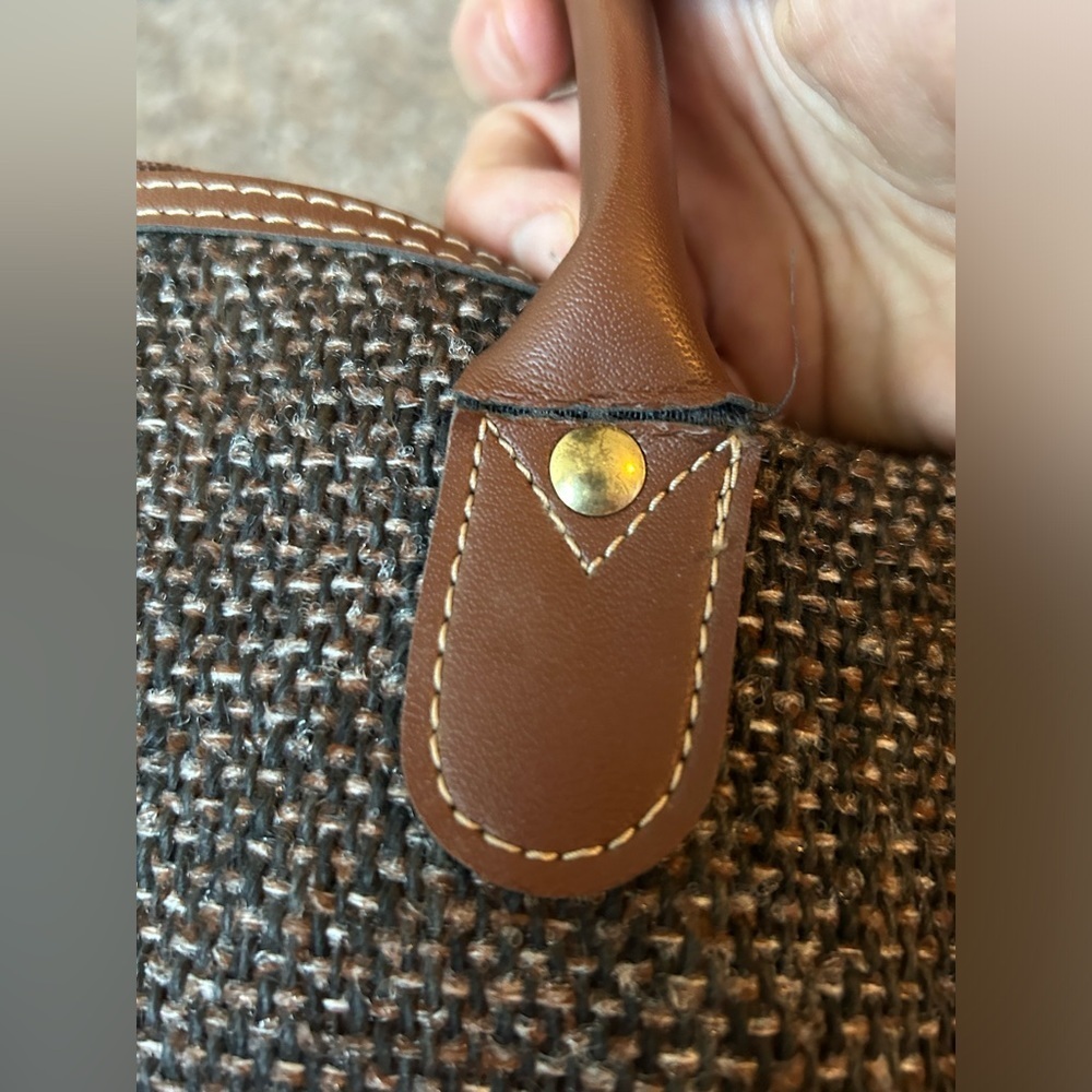 Jaguar vintage tweed handheld travel bag - Picture 11 of 14